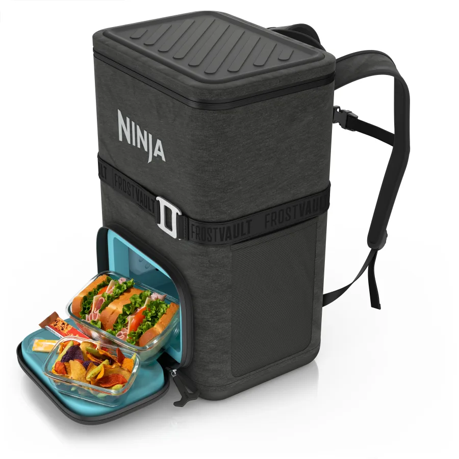 یخچال مسافرتی دو طبقه نینجا آمریکا مدل Ninja  FF136CS - یخچال قابل حمل